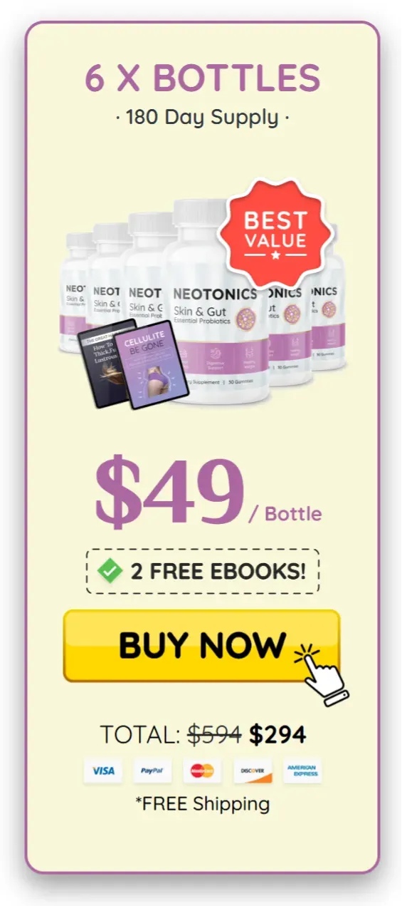 Neotonics-6 bottle price